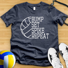 Load image into Gallery viewer, Bump Set Spike Repeat Tee
