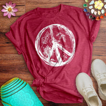 Load image into Gallery viewer, Botanical Peace Sign Tee
