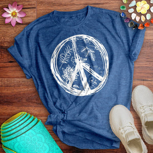 Botanical Peace Sign Tee