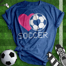 Load image into Gallery viewer, Love Soccer Tee
