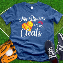 Load image into Gallery viewer, My Princess Wears Cleats Tee
