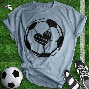 Soccer Ball Heart Tee