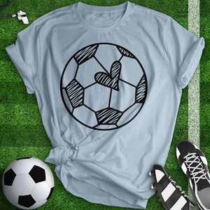 Gameday Heart Soccer Tee