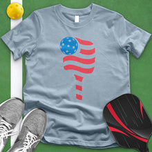 Load image into Gallery viewer, Pickle Ball Paddle Flag Tee

