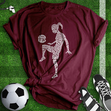 Load image into Gallery viewer, Soccer Player Typography Tee
