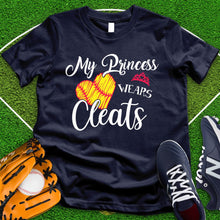 Load image into Gallery viewer, My Princess Wears Cleats Tee
