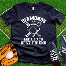 Load image into Gallery viewer, Diamonds Are A Girls Best Friend Tee
