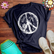 Load image into Gallery viewer, Botanical Peace Sign Tee
