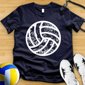 Floral Volleyball Tee