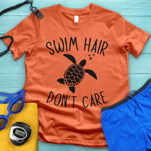 Load image into Gallery viewer, Swim Hair Don&#39;t Care Turtle Tee
