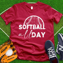 Load image into Gallery viewer, Soft Ball All Day  Tee

