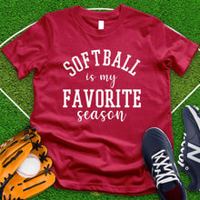 Load image into Gallery viewer, Softball Is My Favorite Season Tee
