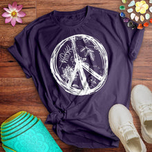 Load image into Gallery viewer, Botanical Peace Sign Tee
