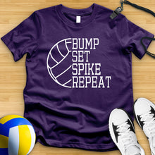 Load image into Gallery viewer, Bump Set Spike Repeat Tee
