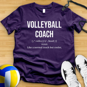 Volleyball Coach Tee