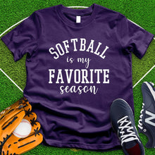 Load image into Gallery viewer, Softball Is My Favorite Season Tee
