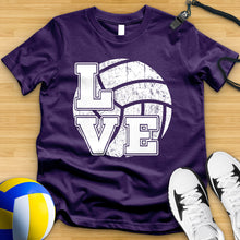 Load image into Gallery viewer, Love Volleyball Squared Tee
