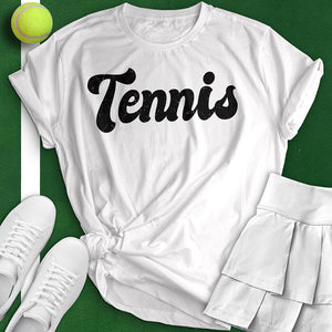 Women's Tennis Tee lifestyle image  white 